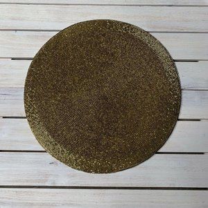 Nicole Miller Home 15″ Beaded Charger Plac…